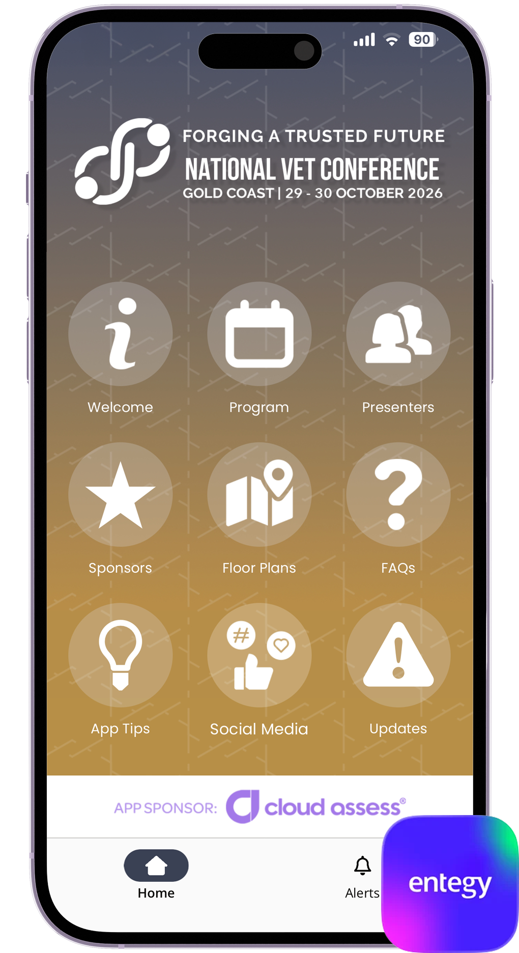 2026 NVC app home screen displayed on a phone